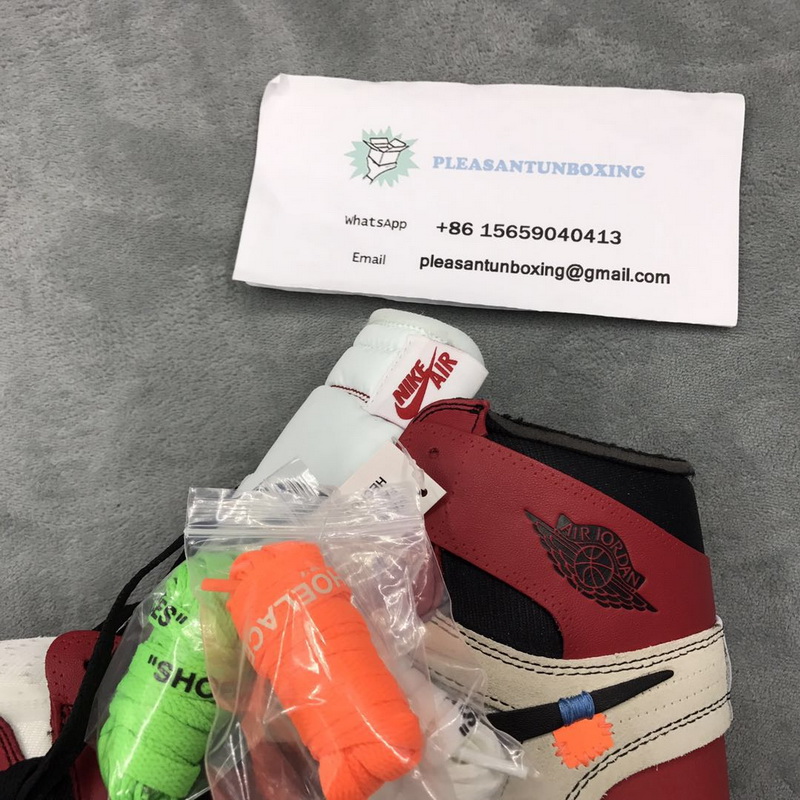 Authentic Air Jordan 1 Off White GS